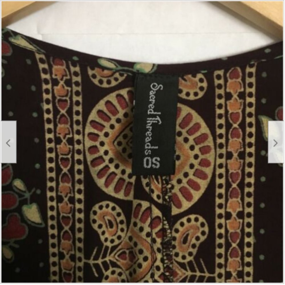 Sacred Threads Waterfall Open Front Top Cardigan … - image 5